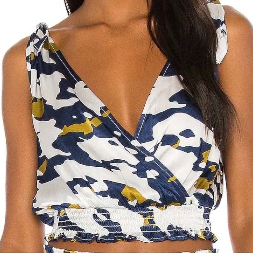 Revolve Blue Life Mattie Knot Cami medium